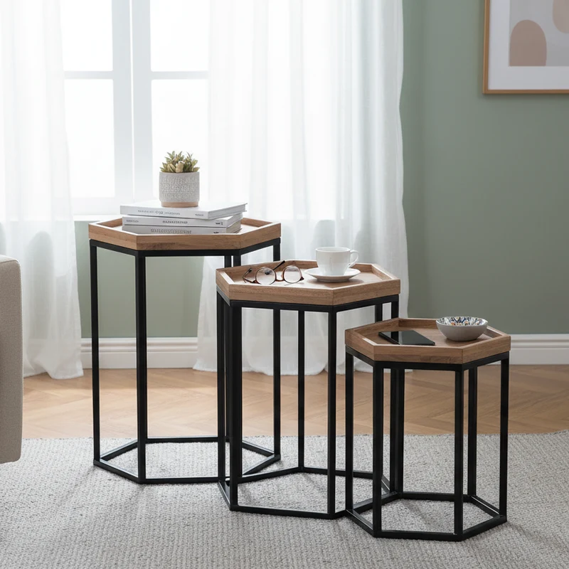 Set de 3 tables gigognes | Acacia Tyla