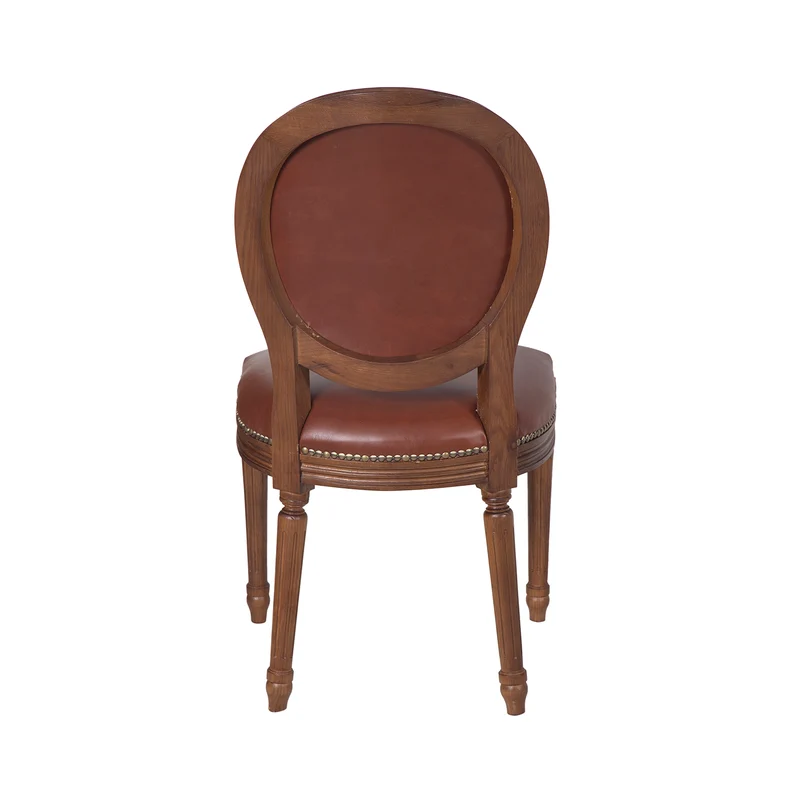 Chaise Cuir Brun - Marlow