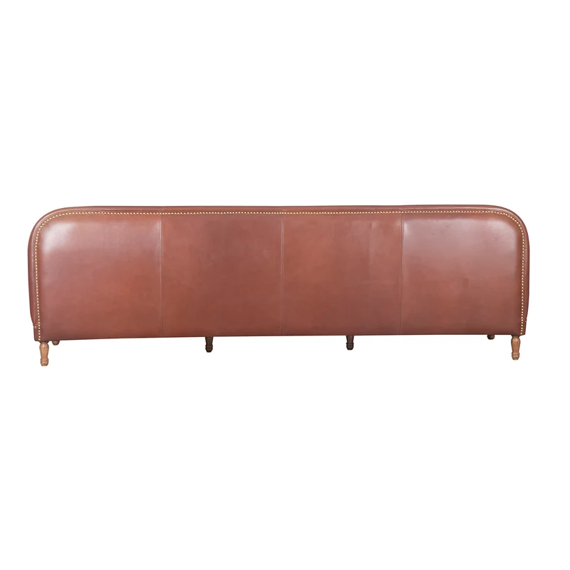 Canapé cuir - Cognac