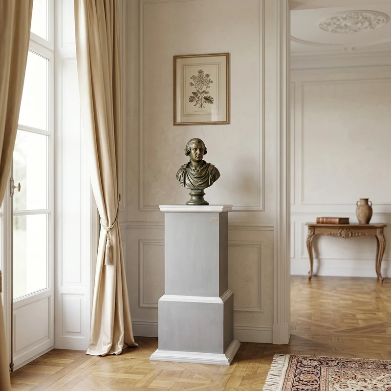 Colonne en bois de acacia massif - Display