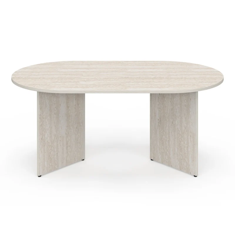 Table basse Gabin effet travertin L110cm