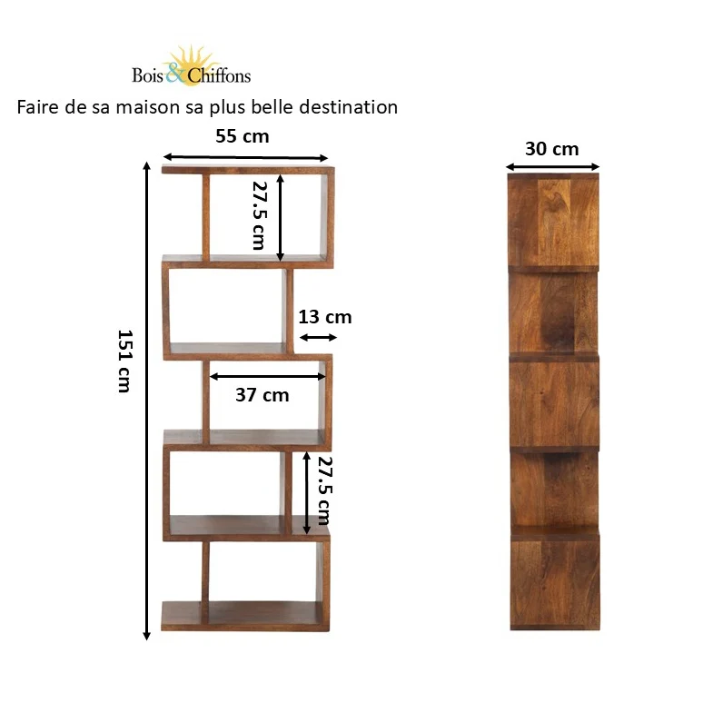 Etagere Grande | Bois de manguier | Alan