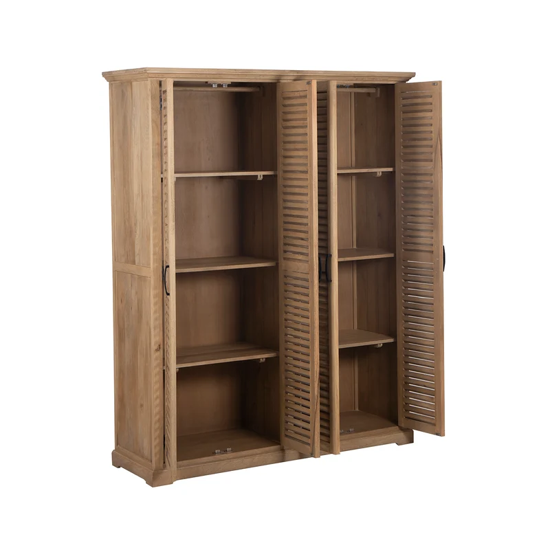 Armoire 4 portes bois massif en manguier – Paran