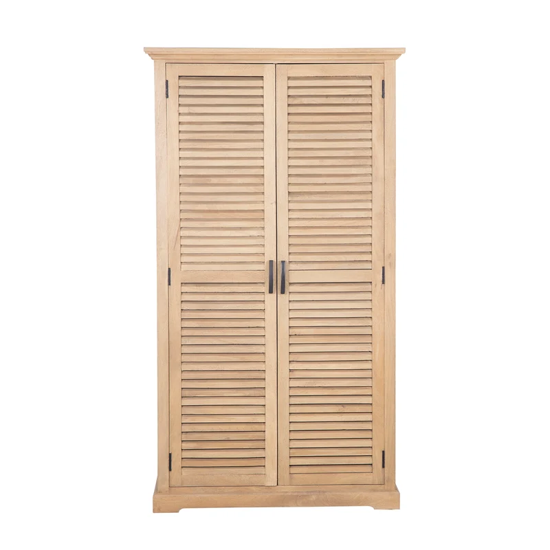 Armoire à 2 portes bois massif en manguier – Paran
