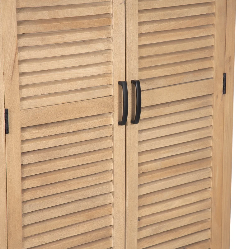 Armoire à 2 portes bois massif en manguier – Paran