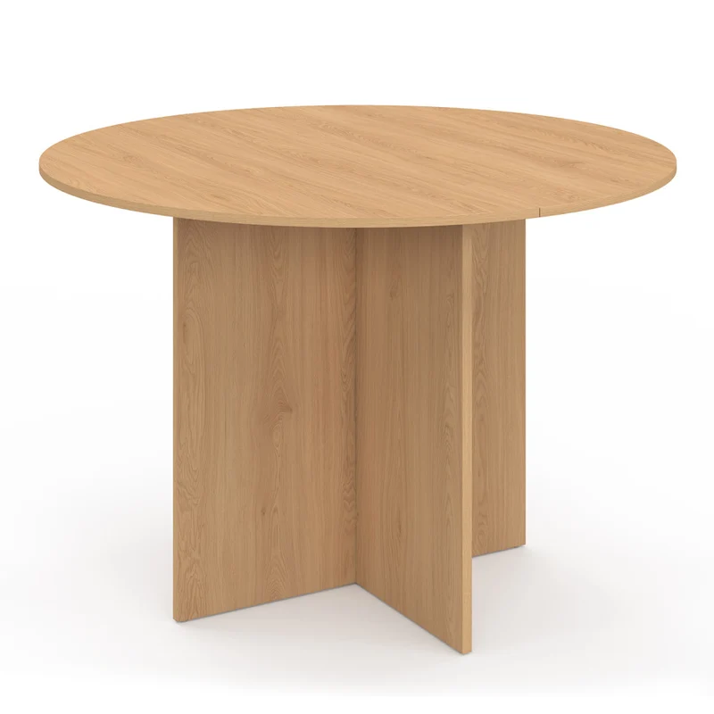 Table à manger ronde Ophélia bois Ø110cm