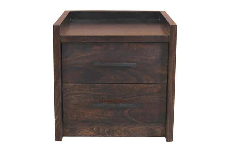Table de chevet Nagpur – sheesham massif espresso