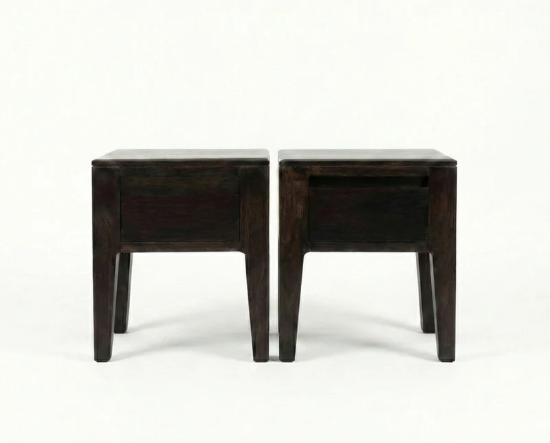2 tables de chevet Dunia – sheesham espresso