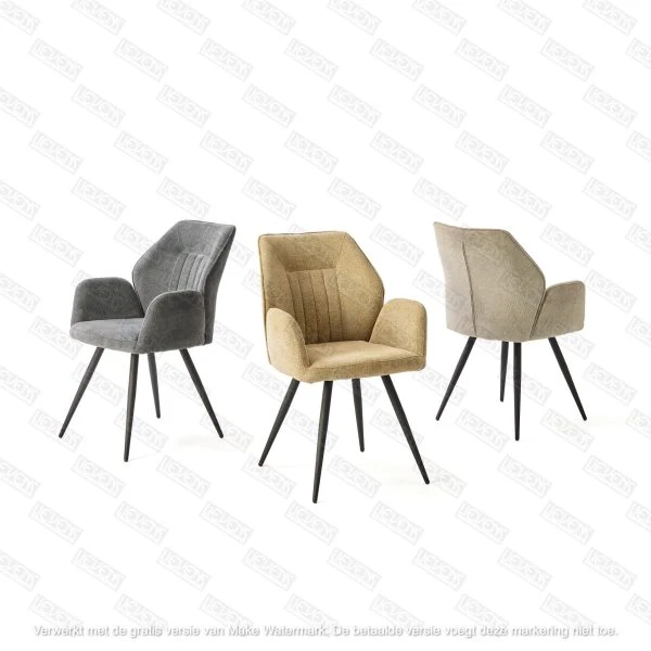 Chaise DORIN avec accoudoirs