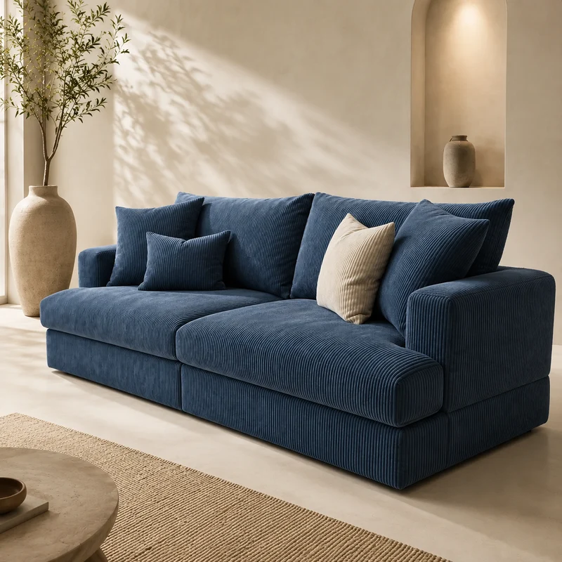 Canapé ROMA Bleu 257cm