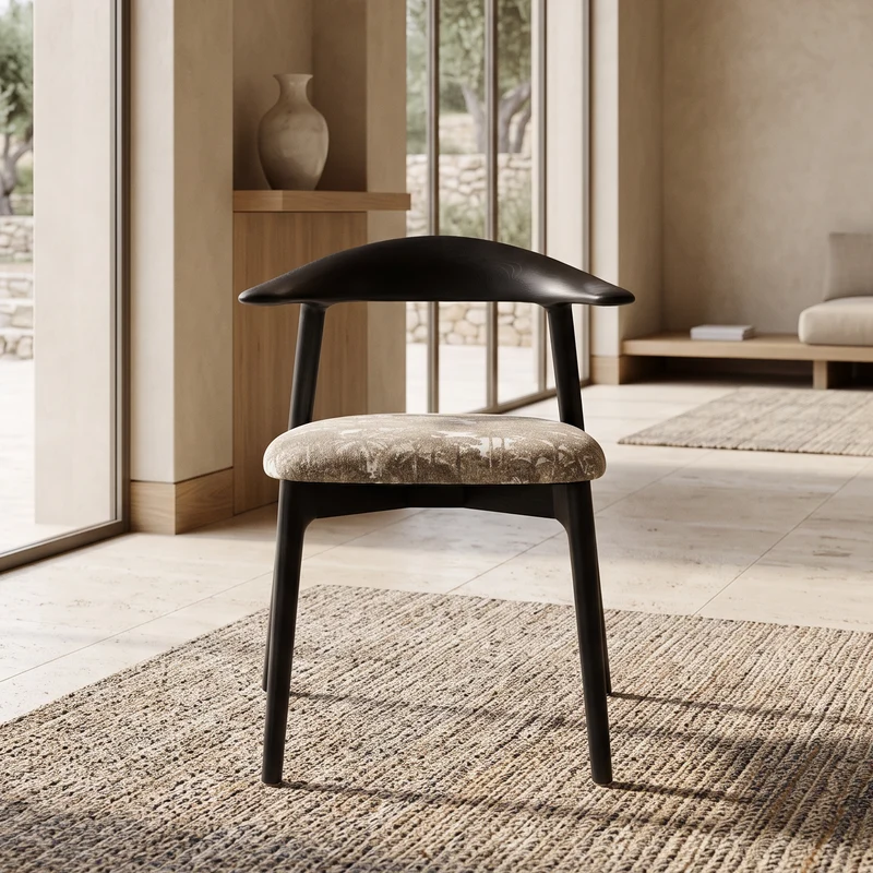 Chaise TORTUGA noir
