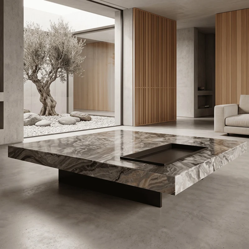 Table basse Elyra marbre