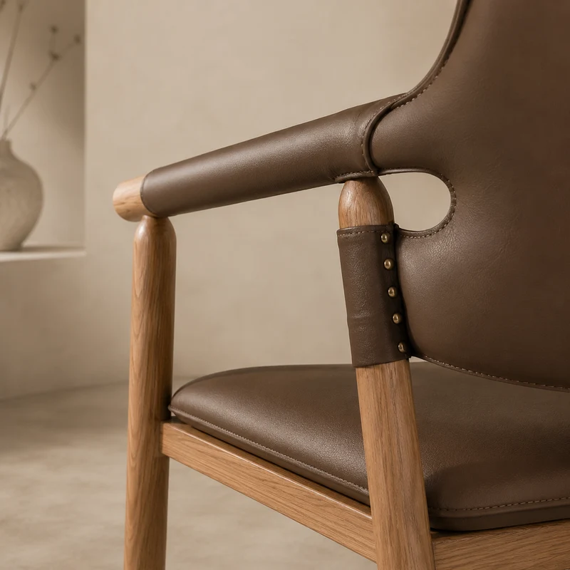 Chaise AARHUS Chocolat