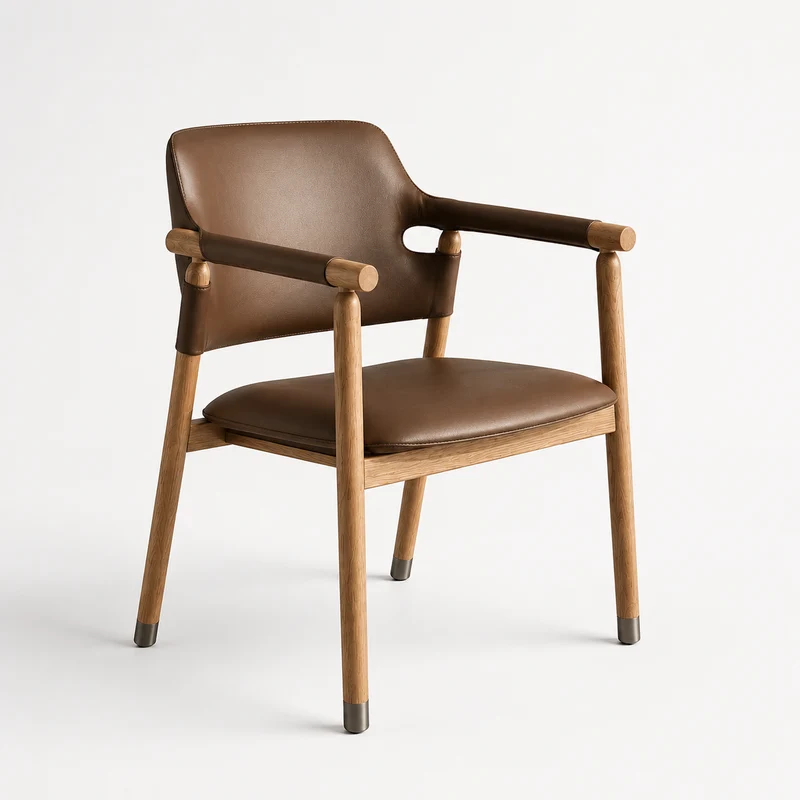 Chaise AARHUS Chocolat