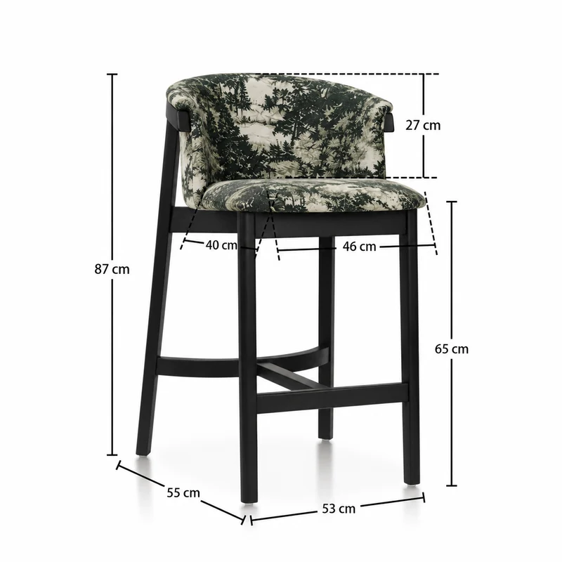 Tabouret TORTUGA Black