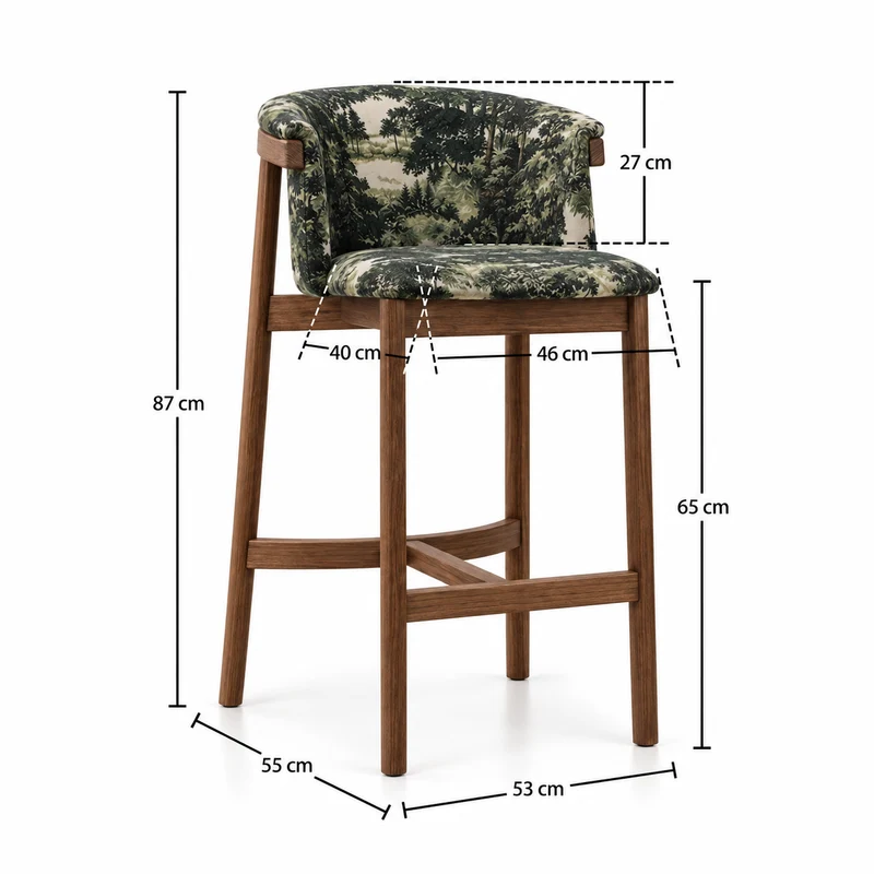 Tabouret TORTUGA Brown