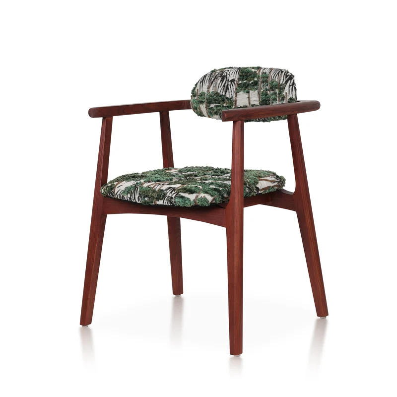 Chaise FOREST rouge grenat