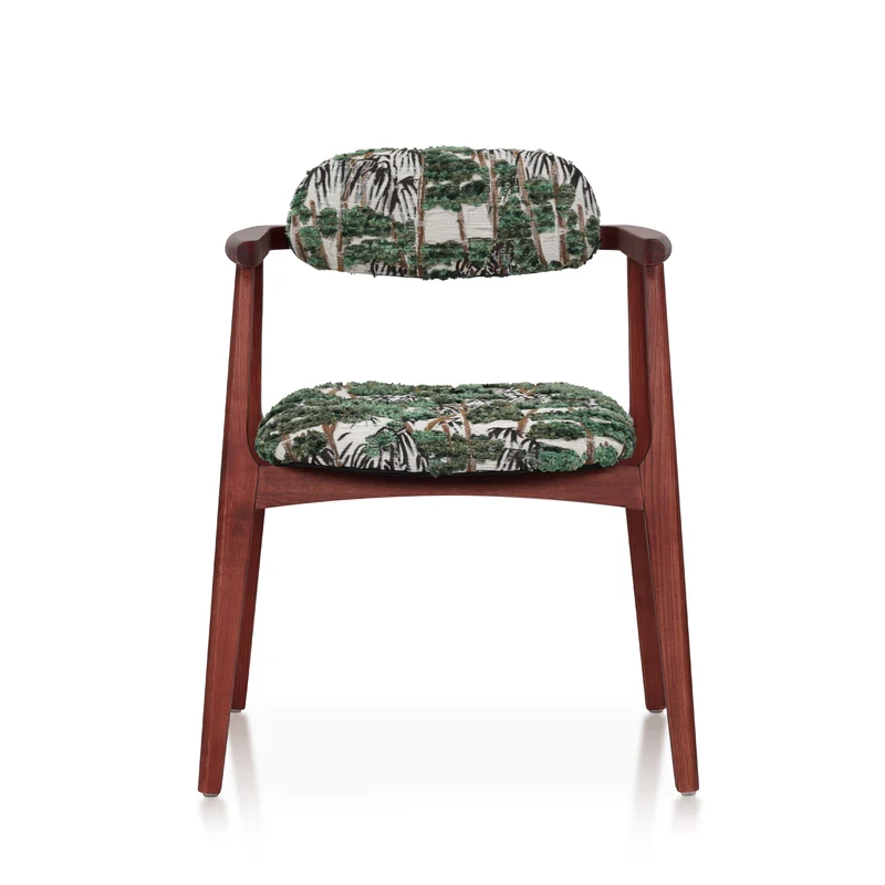 Chaise FOREST rouge grenat