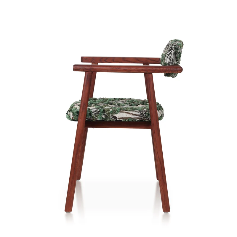 Chaise FOREST rouge grenat