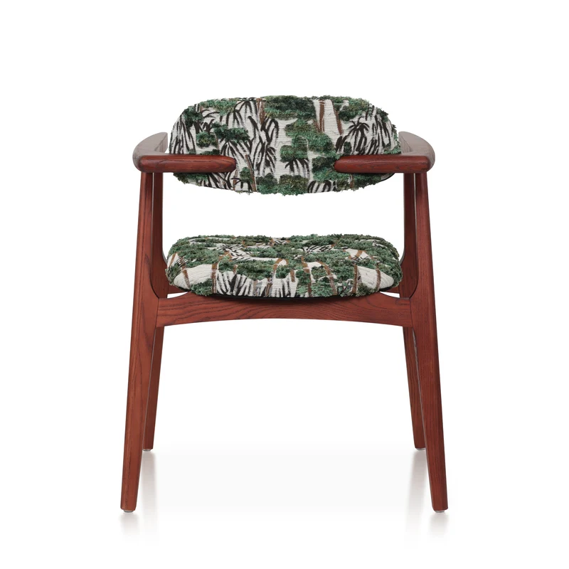 Chaise FOREST rouge grenat