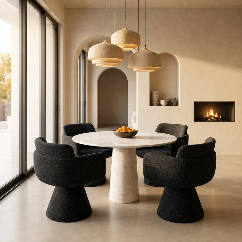 Fauteuil Pivotant Lexi Noir