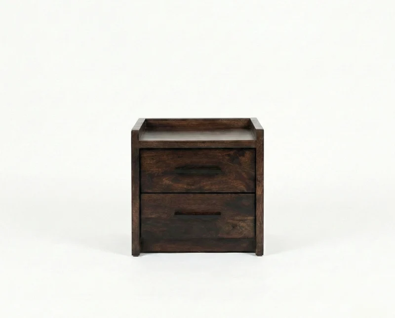 Table de chevet Nagpur – sheesham massif espresso