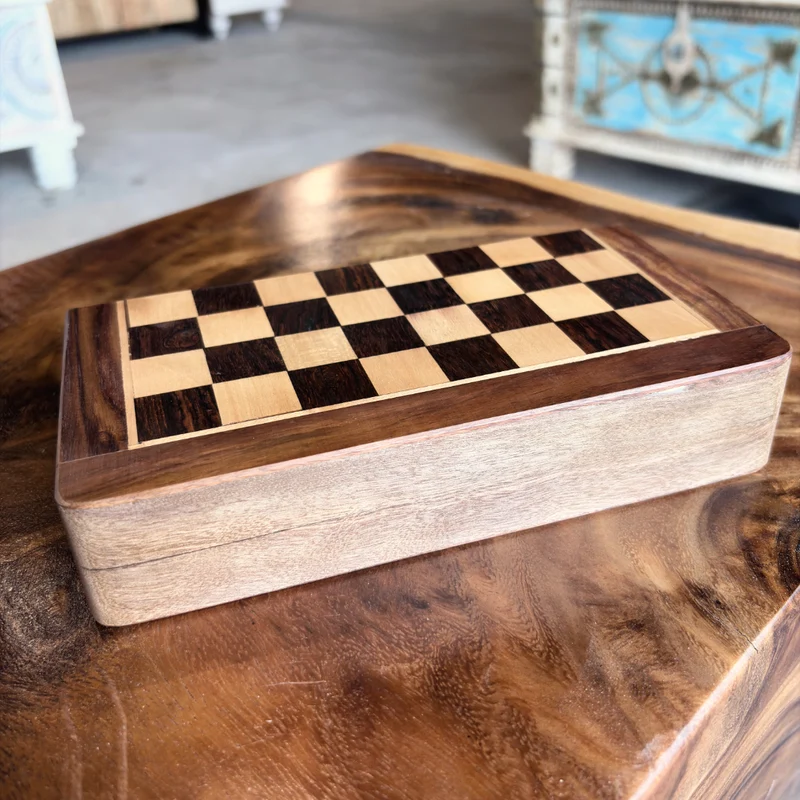 Jeu d'échecs pliable 10" carré