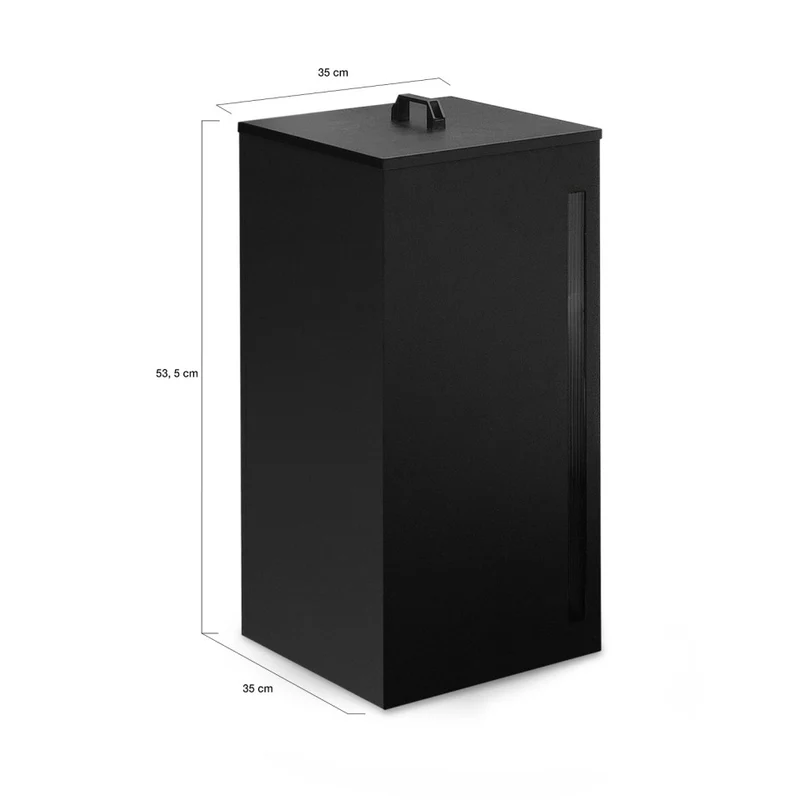 Réservoir à granules et pellets noir 30kg