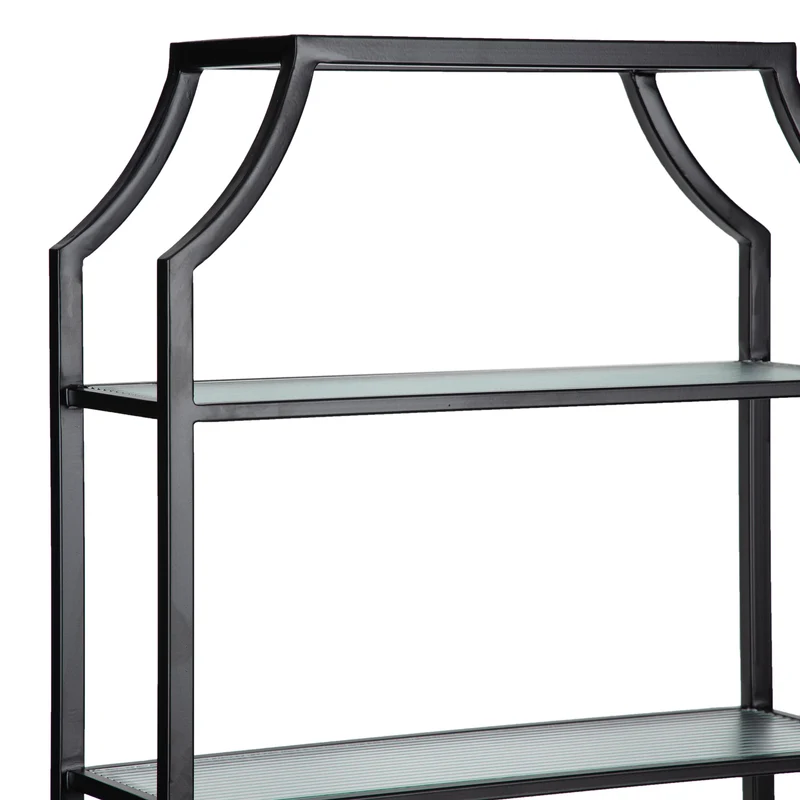 Etagere 4 etageres ouvertes en verre | Salem