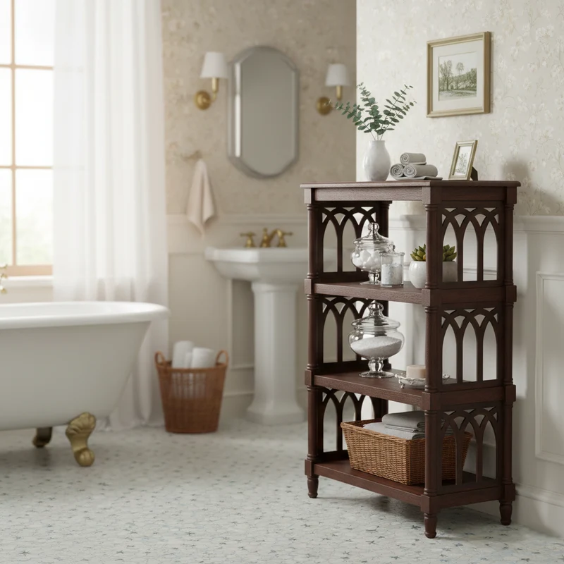 Etagere 4 niveaux | Acacia Elegance