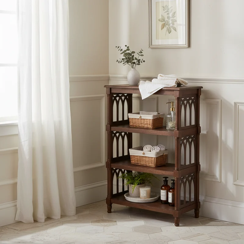 Etagere 4 niveaux | Acacia Elegance