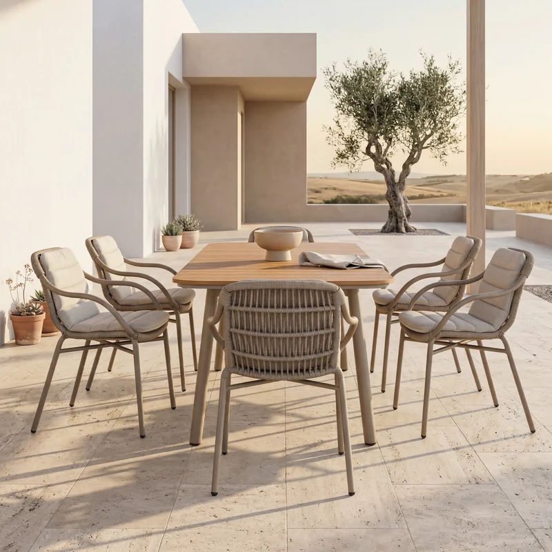 Chaise Samui beige