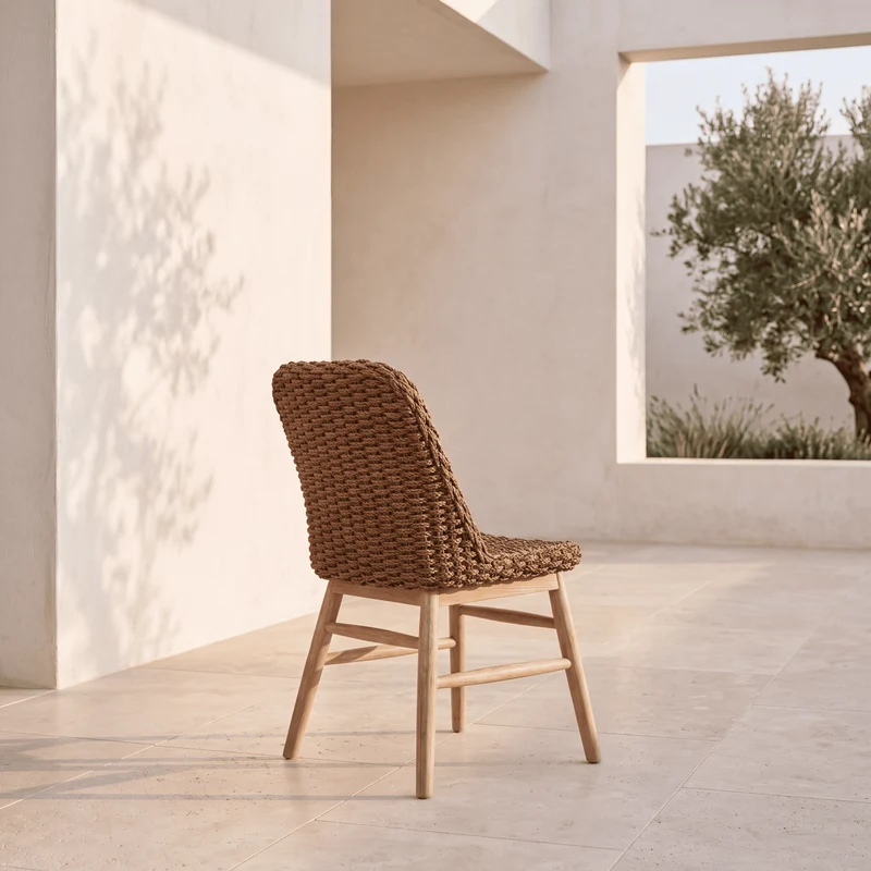 Chaise SOLEA marron