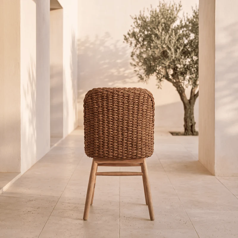 Chaise SOLEA marron