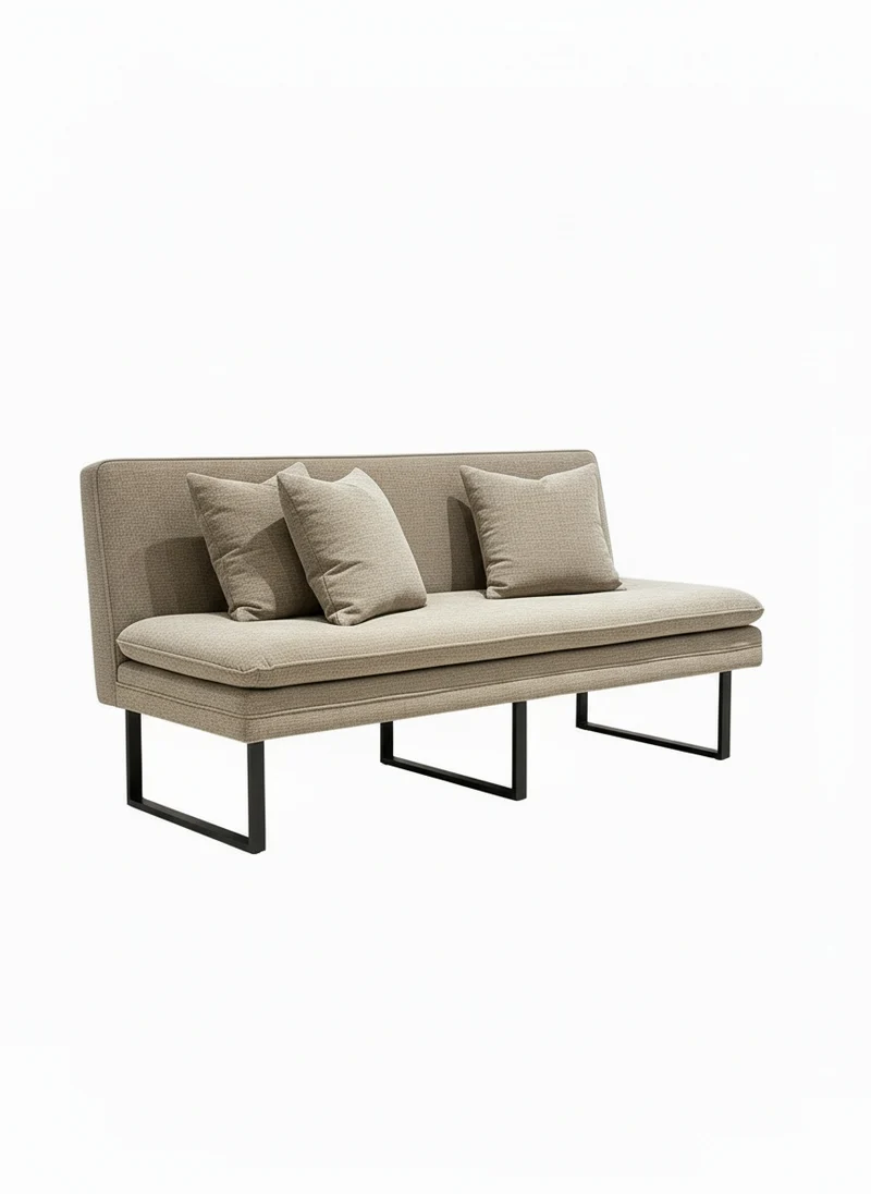 Banquette sur pied Como beige 180 cm