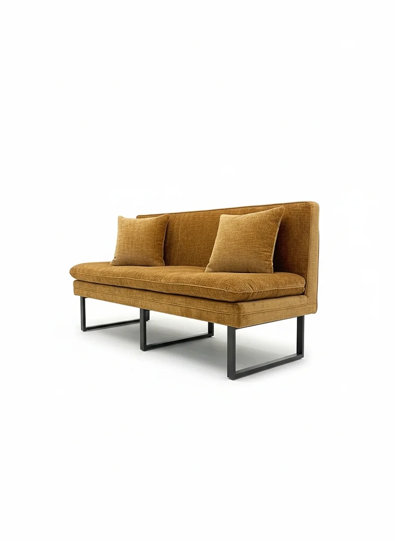 Banquette sur pied Como Ocre 180cm