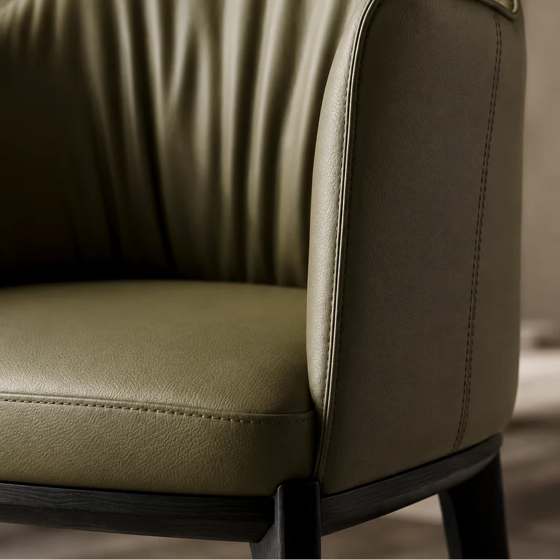 Fauteuil Bridge Vert olive