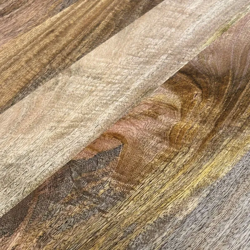 Table à dîner extensible manguier 1.5" bord naturel X