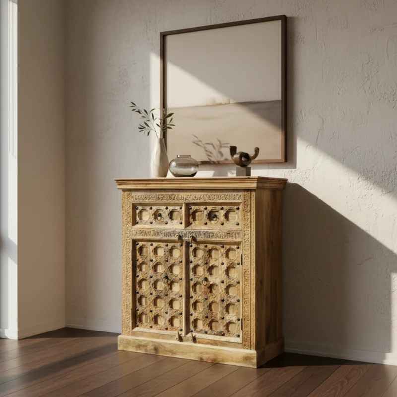 Buffet Bakhra 2 portes 2 tiroirs