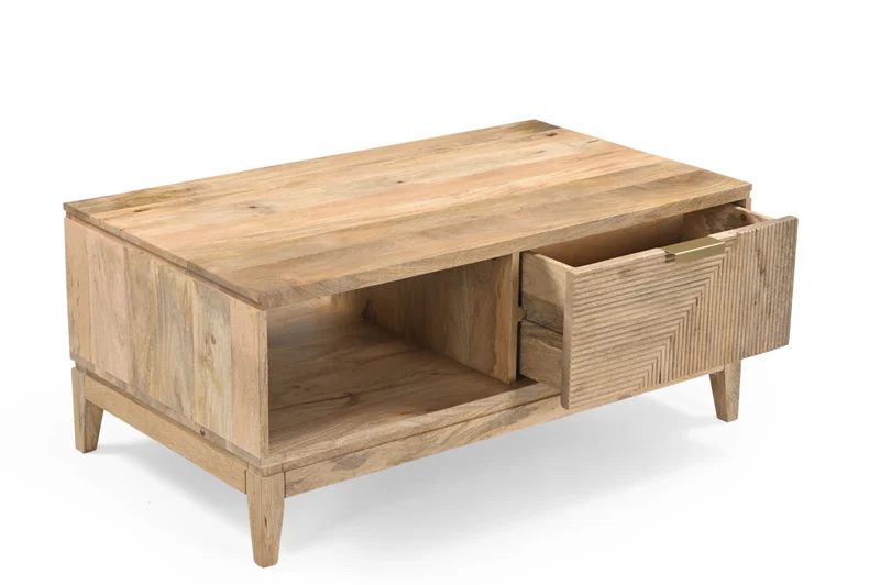 Table de salon Jepara – manguier massif naturel