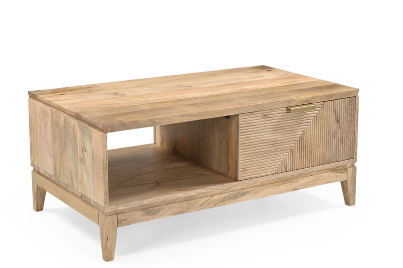 Table de salon Jepara – manguier massif naturel
