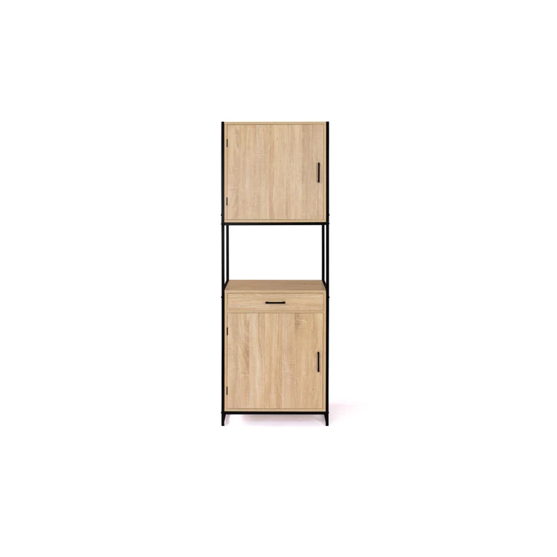 Meuble de cuisine / Vaisselier Memphis 2 niveaux 60x170cm