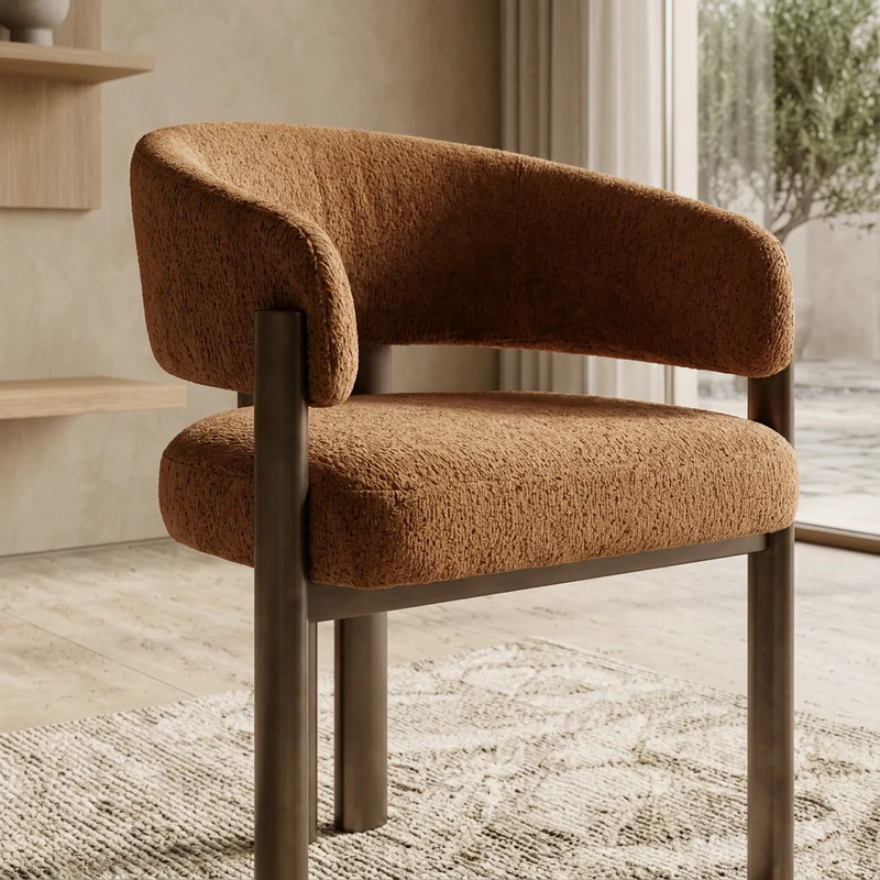 Chaise Ninon camel