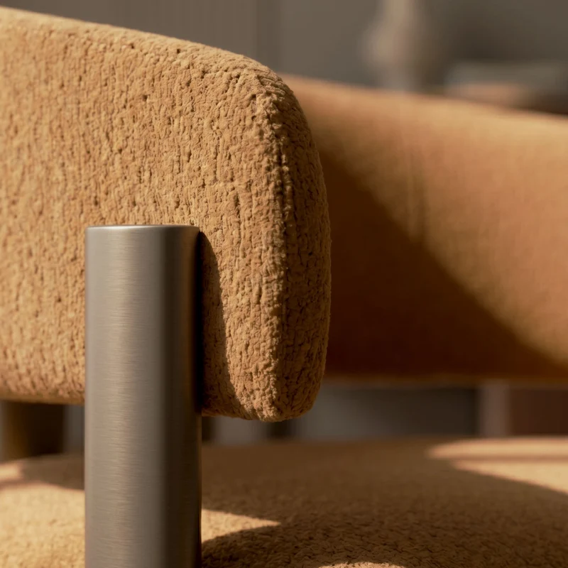 Chaise Ninon camel