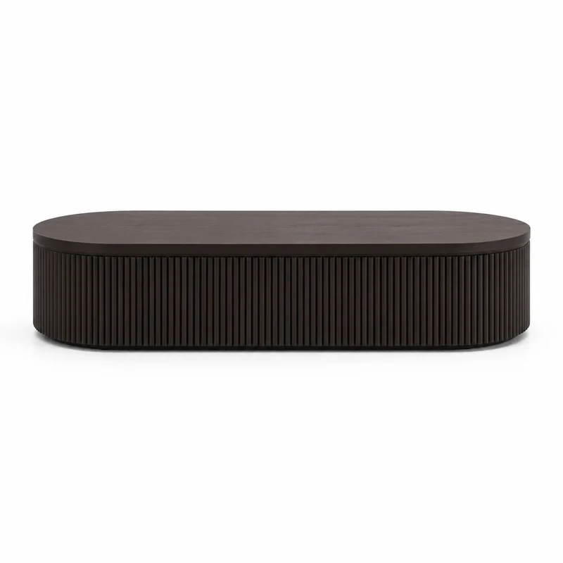 Table basse SYDNEY en orme noir