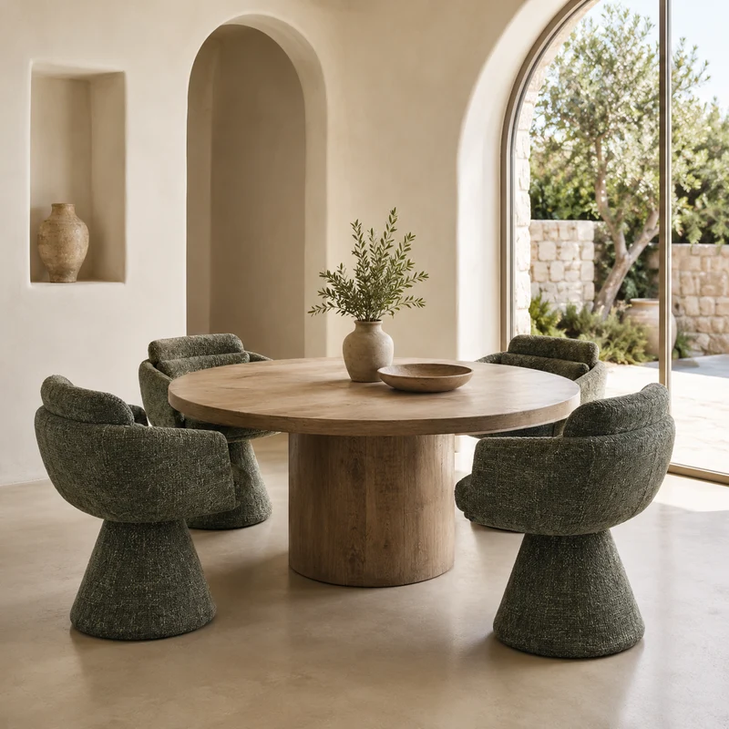 Fauteuil Pivotant Lexi Kaki