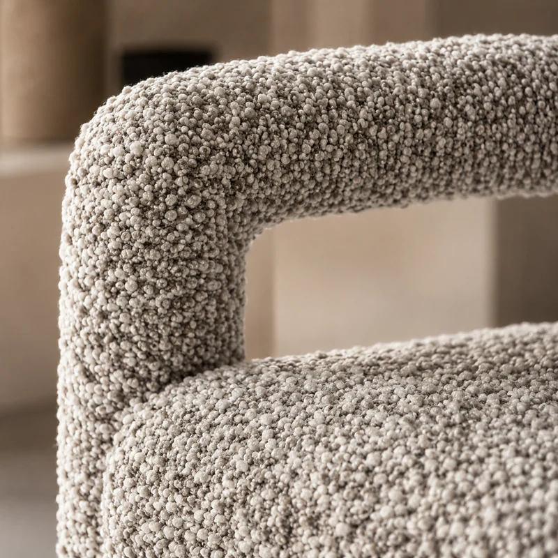 Chaise Liam Bouclette Chiné