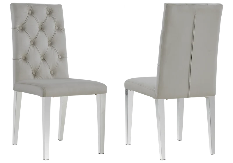 Table marbre blanc et 4 chaises X noires - Cross