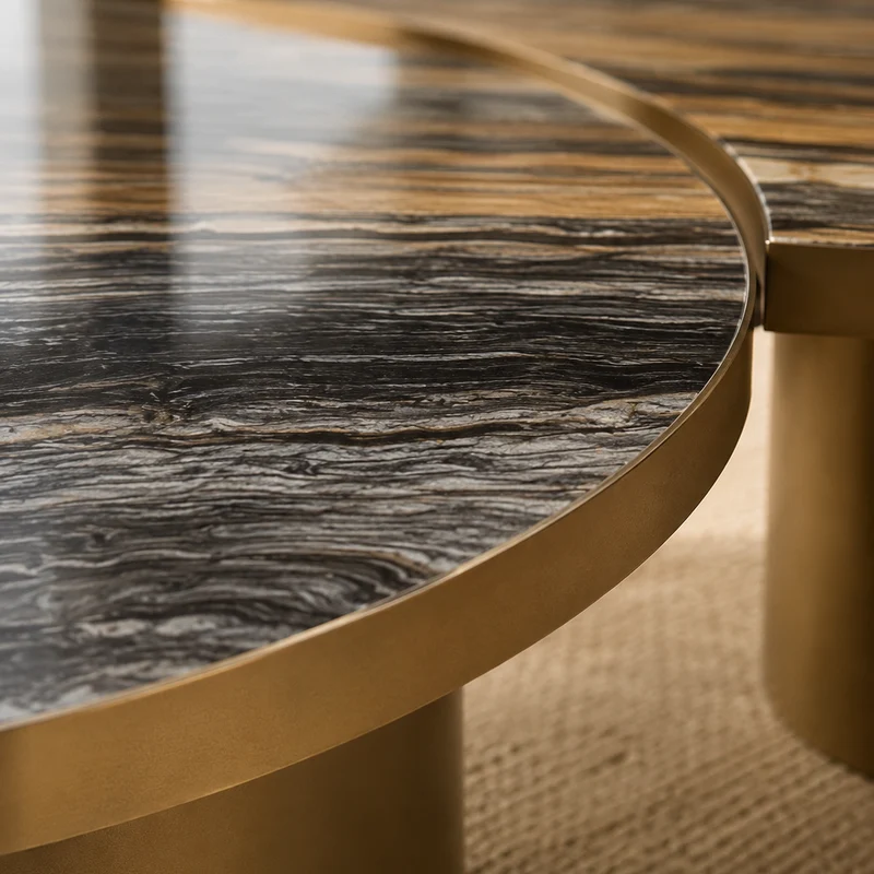 Duo de tables basses Sarrameo