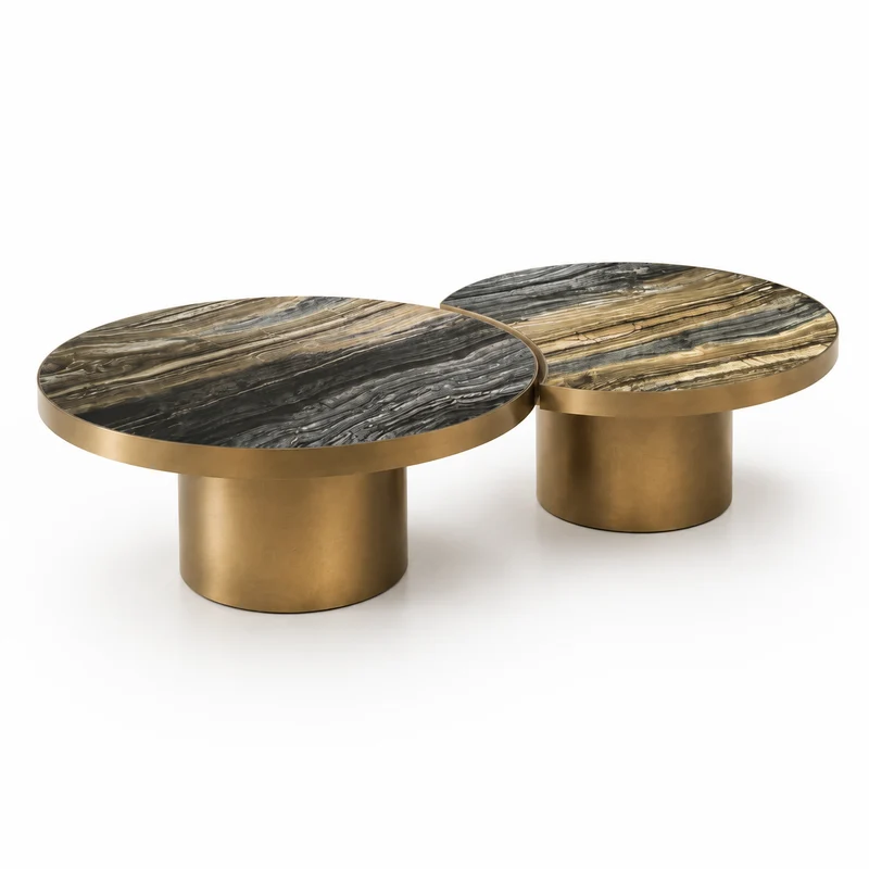 Duo de tables basses Sarrameo